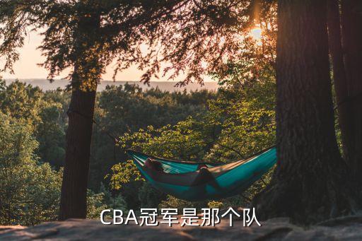 CBA冠軍是那個隊