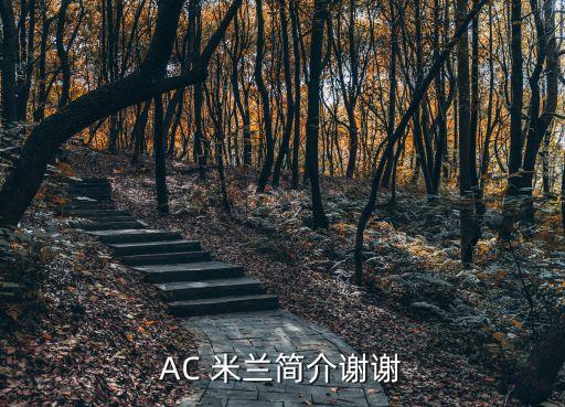 AC 米蘭簡介謝謝