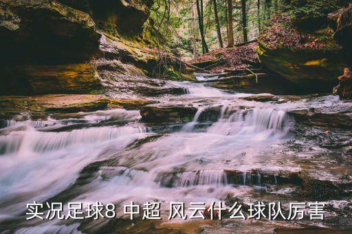 實況足球8 中超 風(fēng)云什么球隊厲害