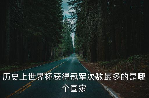 歷史上世界杯獲得冠軍次數(shù)最多的是哪個國家