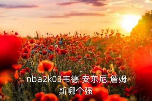 nba安東尼 詹姆斯哪個(gè)厲害,三人各有所長(zhǎng)球風(fēng)球技都挺好的