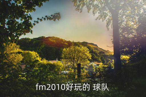 fm2010好玩的 球隊(duì)