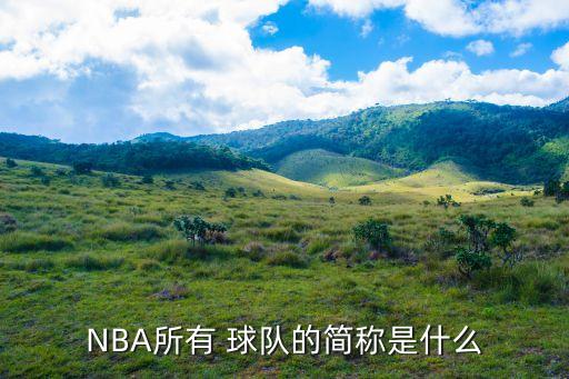 NBA所有 球隊(duì)的簡(jiǎn)稱是什么