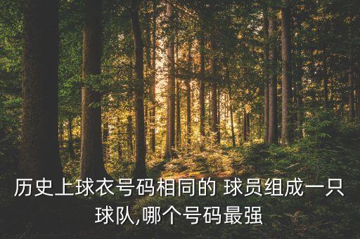 球員編號哪個好,足球衣號碼的位置