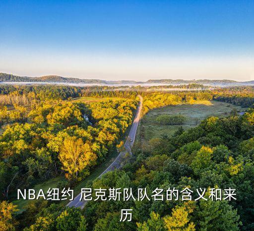 NBA紐約 尼克斯隊隊名的含義和來歷