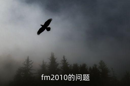  fm2010的問題