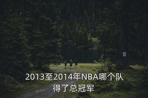  2013至2014年NBA哪個隊得了總冠軍