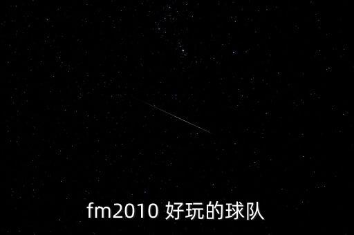 fm2010 好玩的球隊