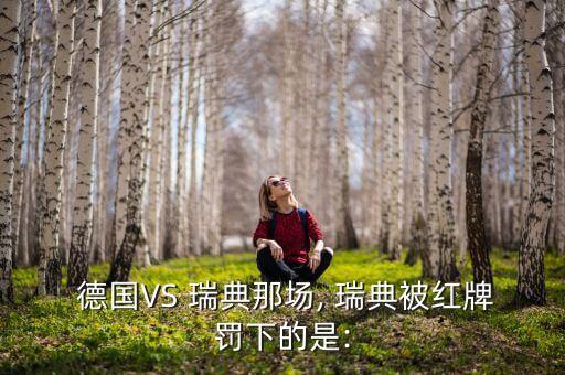  德國VS 瑞典那場, 瑞典被紅牌罰下的是: