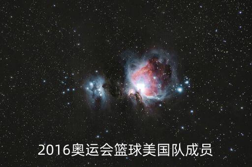 2016奧運(yùn)會(huì)籃球美國隊(duì)成員