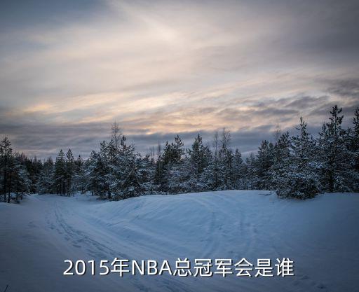 2015年NBA總冠軍會是誰