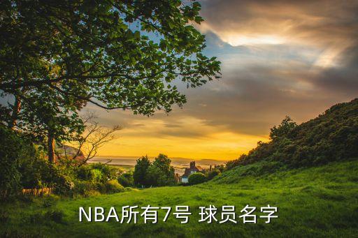 NBA所有7號 球員名字