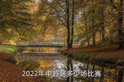 2022年中超踢多少場(chǎng)比賽