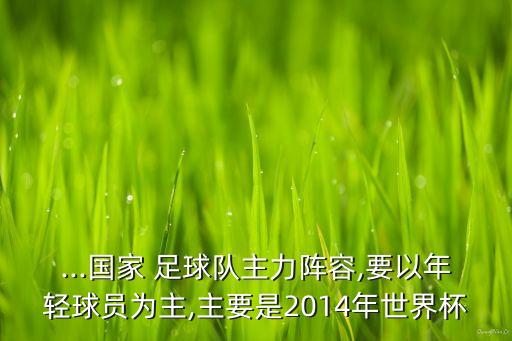 ...國家 足球隊(duì)主力陣容,要以年輕球員為主,主要是2014年世界杯