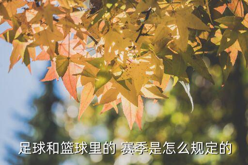  足球和籃球里的 賽季是怎么規(guī)定的