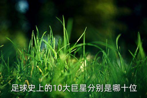  足球史上的10大巨星分別是哪十位