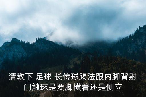 請(qǐng)教下 足球 長(zhǎng)傳球踢法跟內(nèi)腳背射門觸球是要腳橫著還是側(cè)立