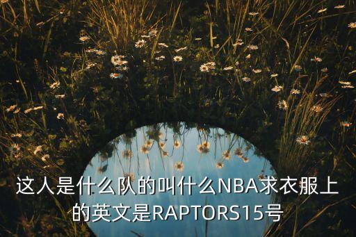 這人是什么隊的叫什么NBA求衣服上的英文是RAPTORS15號