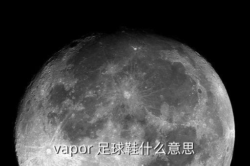 vapor 足球鞋什么意思