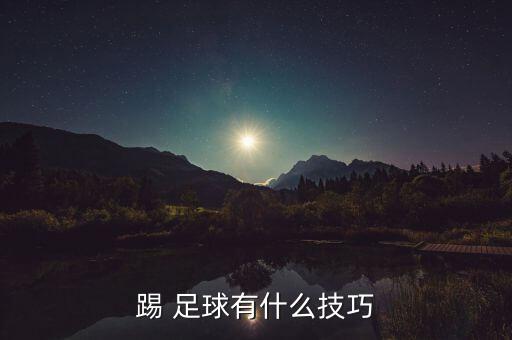 踢 足球有什么技巧