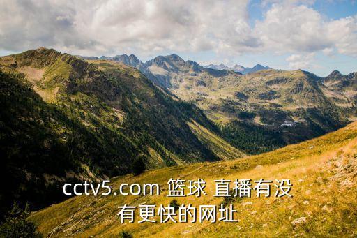 cctv5.com 籃球 直播有沒有更快的網(wǎng)址