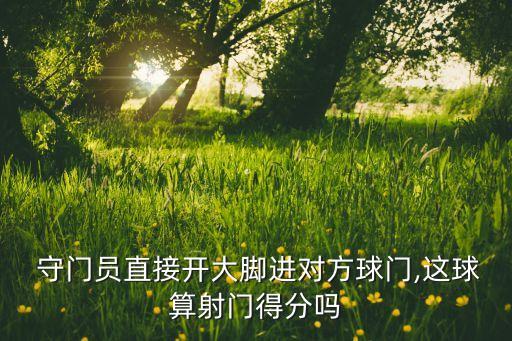  守門員直接開大腳進(jìn)對方球門,這球算射門得分嗎