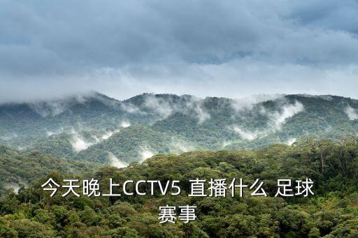 今天晚上CCTV5 直播什么 足球賽事