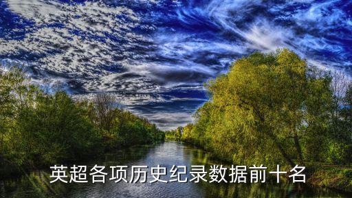  英超各項歷史紀錄數(shù)據(jù)前十名