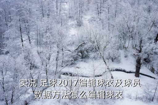 實況足球2017 轉會技巧