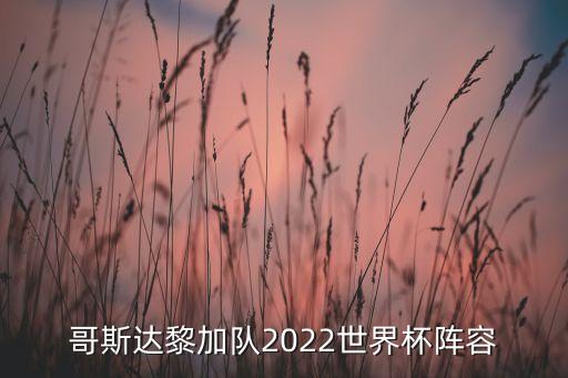 哥斯達黎加隊2022世界杯陣容