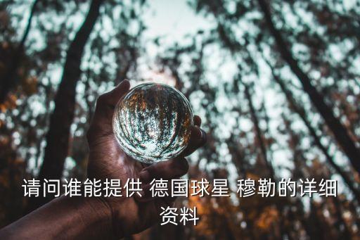 請(qǐng)問(wèn)誰(shuí)能提供 德國(guó)球星 穆勒的詳細(xì)資料